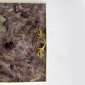 Amethyst Agate Serving Tray With Brass Handles | Square